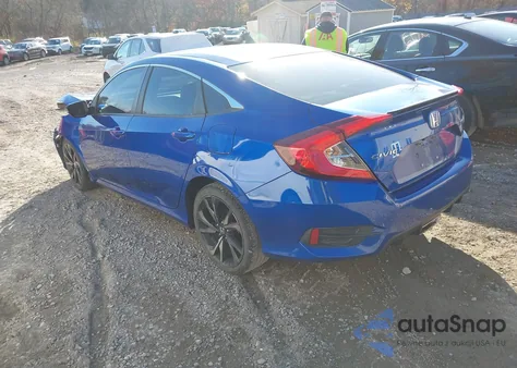 2019 Honda Civic Sport из США, поврежденный, VIN 2HGFC2F8XKH560201